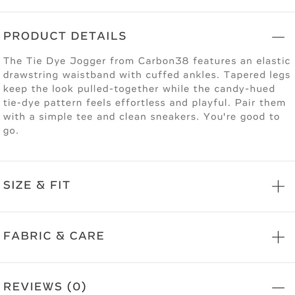 Carbon38 Neon Tie-dye Jogger - Picture 4 of 4